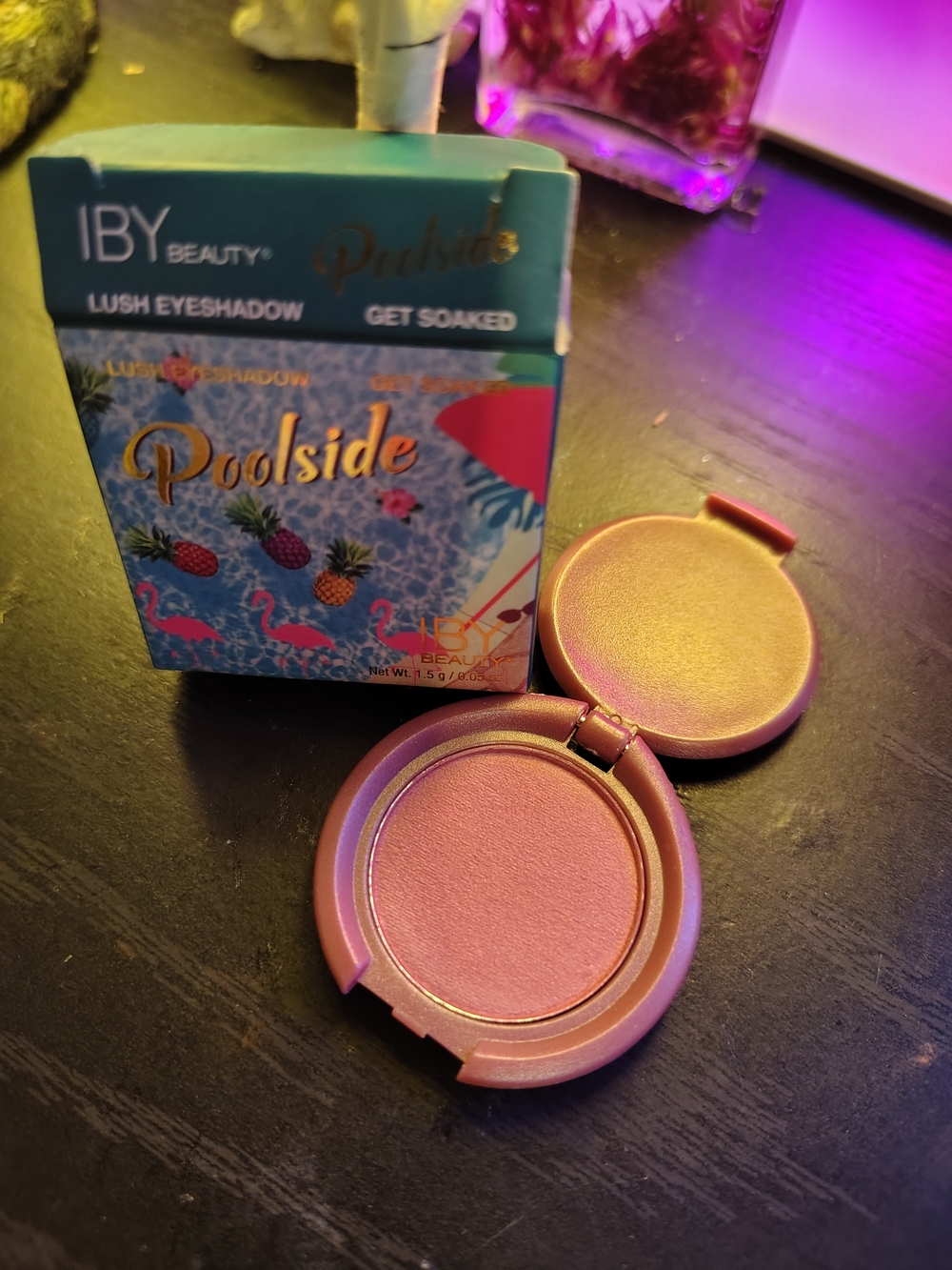 Poolside Pink Eyeshadow Single Mini - Shimmer Pink